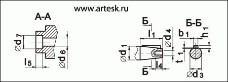 Входной вал 2Ч-40, 2Ч-63, 2Ч-80