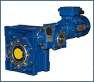 Двухступенчатые червячные мотор-редукторы DRV